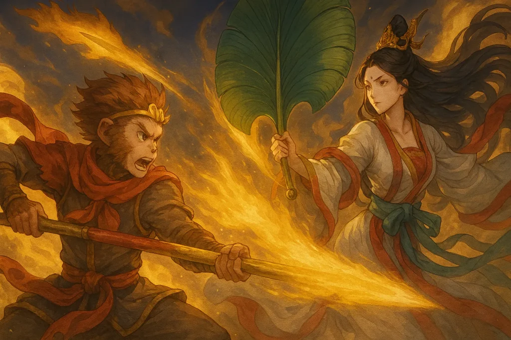 ChatGPT-Image-2025年8月30日-01_53_42-1024x683 鉄扇公主とは?西遊記の“芭蕉扇”を操る妖艶な要“羅刹女”を徹底解説