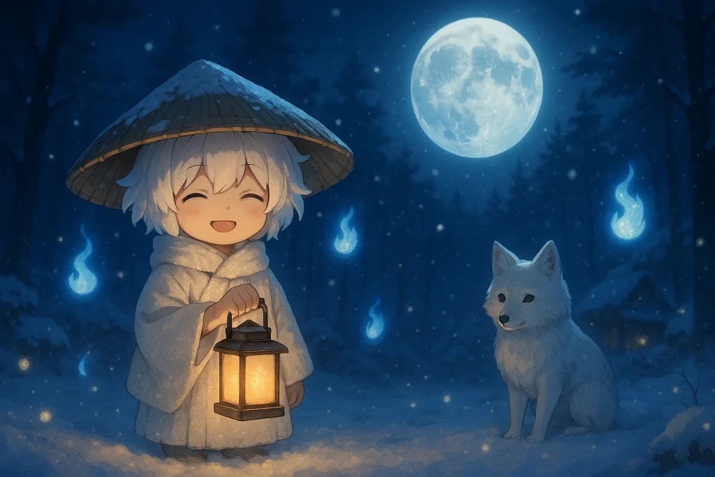 ChatGPT-Image-2025年12月2日-22_08_07-1024x683 雪ん子とは？東北に伝わる冬の妖怪と正体｜遠野物語に残る雪の精霊