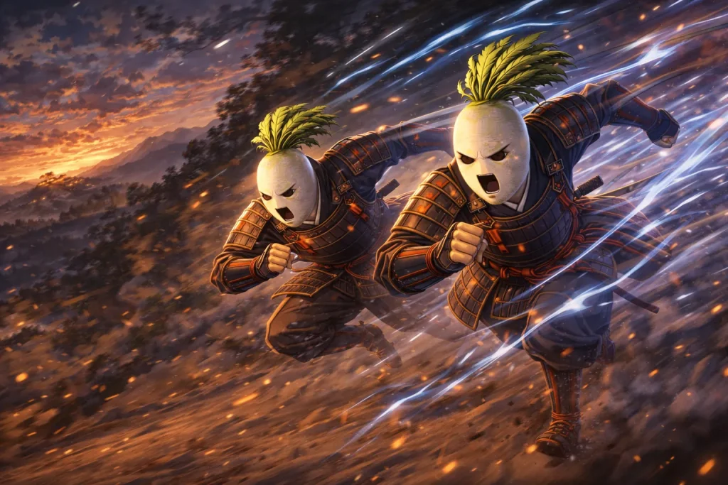 ChatGPT-Image-2026年1月17日-19_47_17-1024x683 徒然草 第六十八段「大根の武者」現代語訳と解説｜大根が命を守った不思議な話