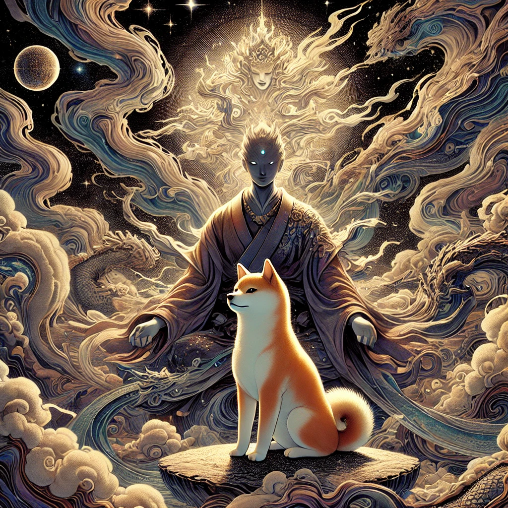 DALL·E-2024-11-25-20.47.04-A-mystical-and-serious-Japanese-anime-style-illustration-featuring-Ame-no-Minakanushi-天之御中主神-depicted-as-an-abstract-glowing-divine-presence-exudi Japanese Gods ① – Who is Ame-no-Minakanushi?