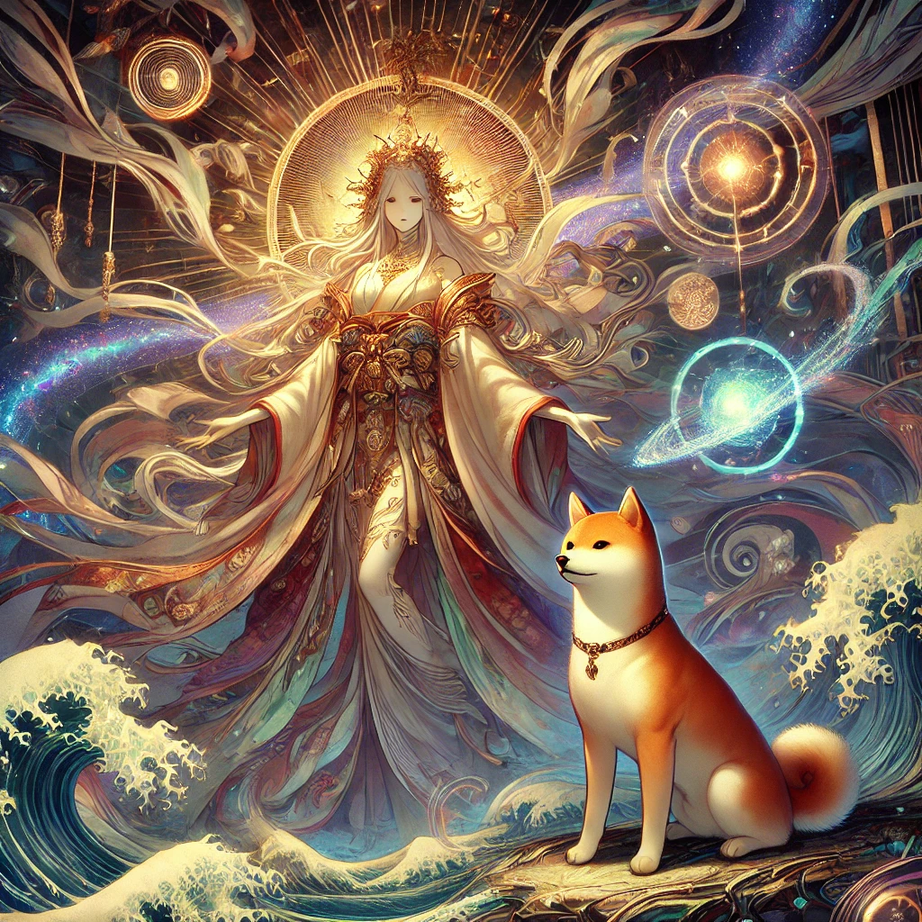 DALL·E-2024-11-25-20.47.33-A-mystical-and-serious-Japanese-anime-style-illustration-featuring-Takami-Musubi-高御産巣日神-depicted-as-a-radiant-and-abstract-divine-presence-exuding Japanese Gods ① – Who is Ame-no-Minakanushi?