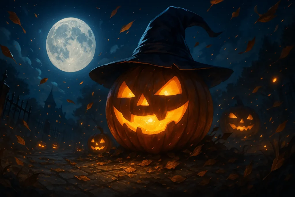 ChatGPT-Image-2025年10月4日-01_25_47-1024x683 ハロウィンの話し：ジャック・オー・ランタン（悪魔をだました男の末路）