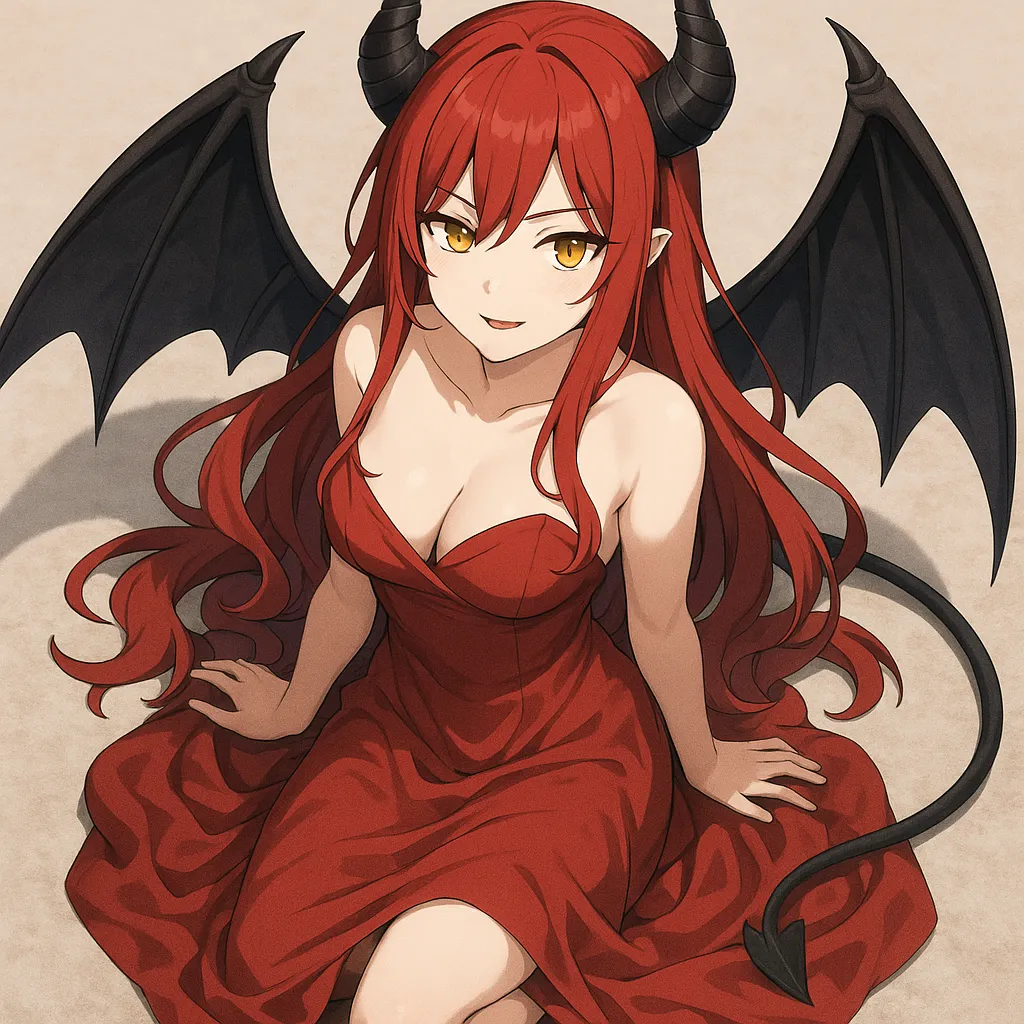 ChatGPT-Image-2025年4月30日-02_25_21 アスモデウスとは?7つの大罪「色欲」を司る悪魔の起源、特徴、文化的影響を解説WITH柴犬