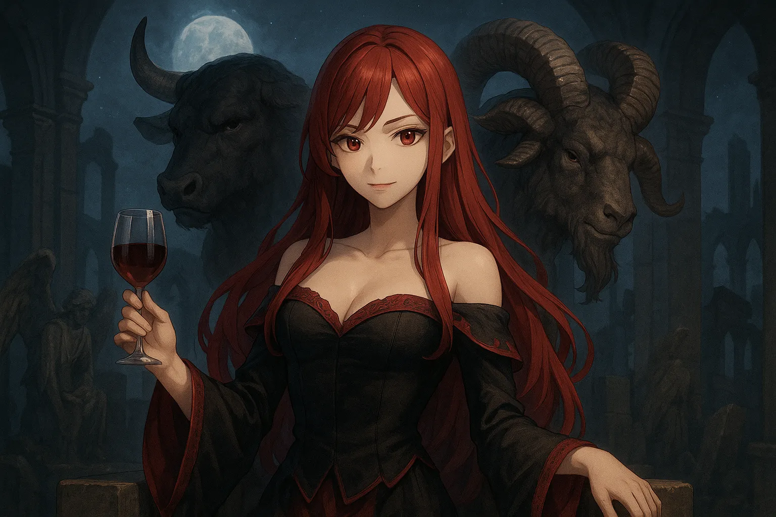 ChatGPT-Image-2025年4月30日-20_43_28 アスモデウスとは?7つの大罪「色欲」を司る悪魔の起源、特徴、文化的影響を解説