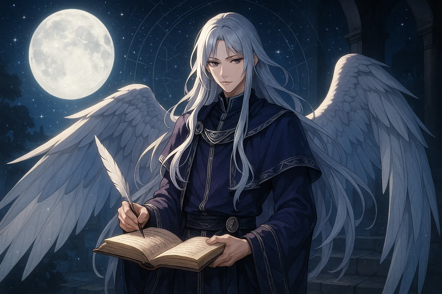 大天使サリエルとは?神の命令と記録を司る月の天使の正体に迫る【天使シリーズ第5回】 | AIと語る-世界のむかし話