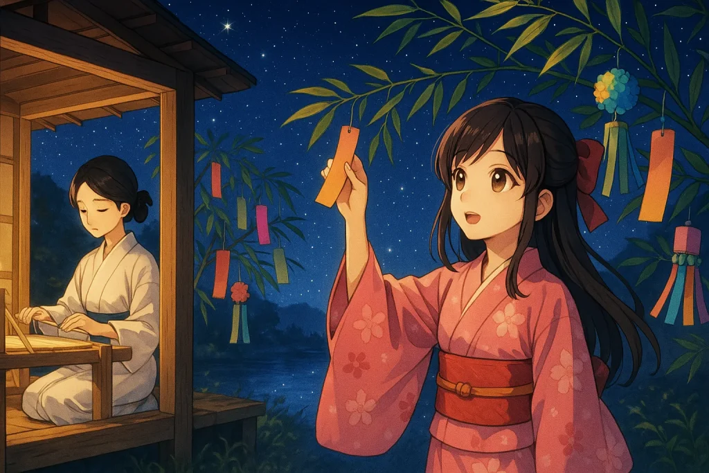 ChatGPT-Image-2025年6月30日-23_56_33-1024x683 七夕の由来と伝説|織姫と彦星の物語と日本での伝承の歩み