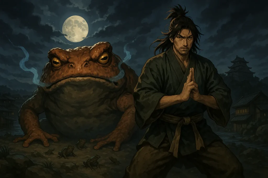 ChatGPT-Image-2025年8月22日-00_25_48-1024x683 自来也豪傑譚とは？江戸の忍者伝説と大蛇丸・綱手の三すくみの物語を解説