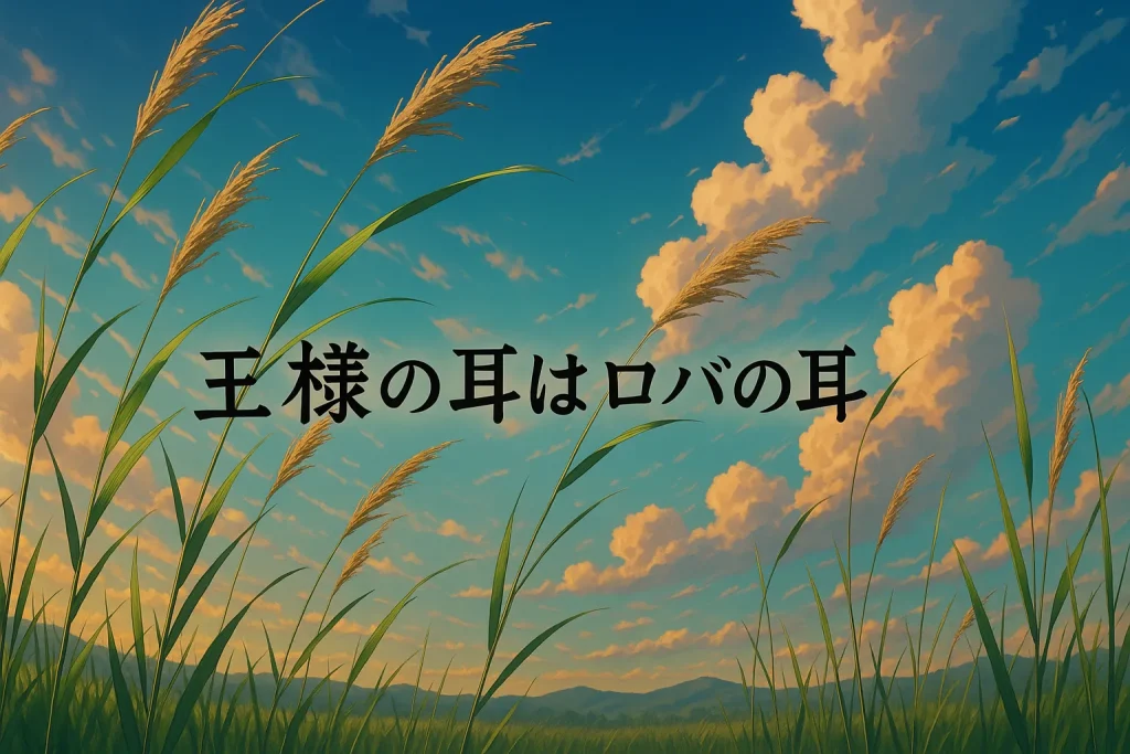 ChatGPT-Image-2025年8月22日-22_45_05-1024x683 王様の耳はロバの耳とは？ミダス王の伝説と秘密が暴かれる寓話の教訓ｰ現代の裏垢ツイート？