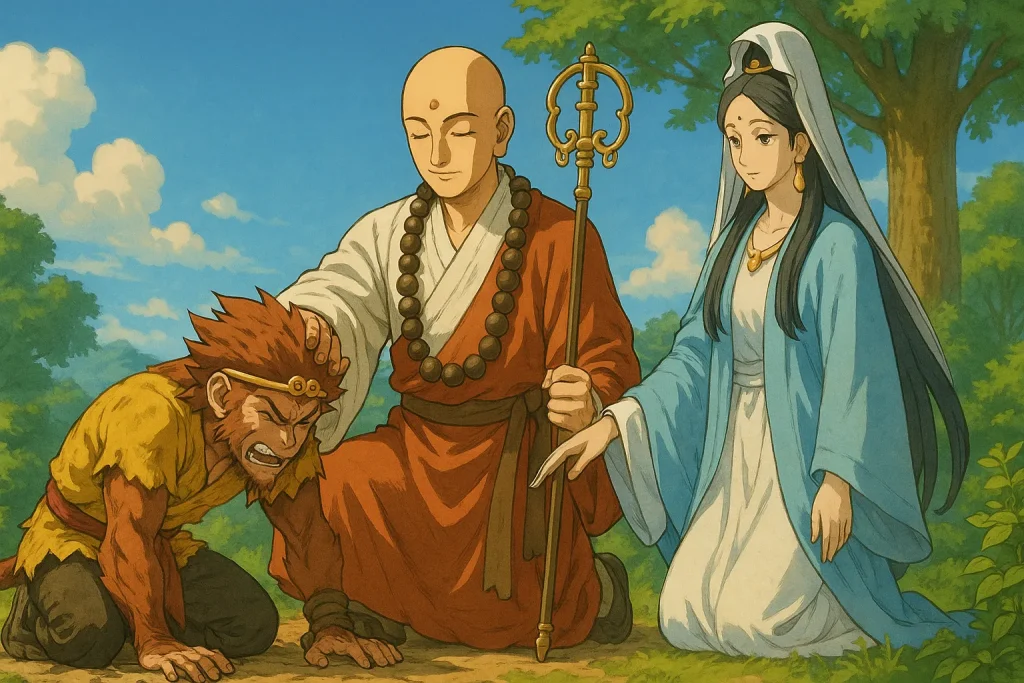 ChatGPT-Image-2025年8月25日-23_35_17-1024x683 孫悟空とは？西遊記を支えた最強の猿の英雄を徹底解説