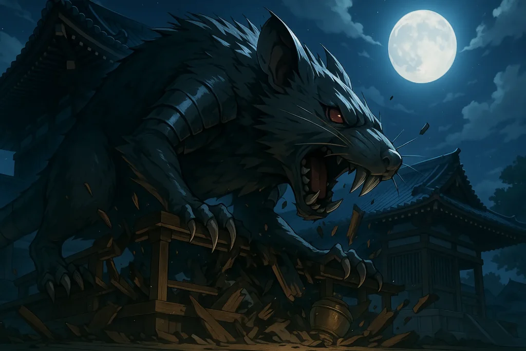 ChatGPT-Image-2025年9月24日-21_47_11-1024x683 鉄鼠（てっそ）とは？寺を食らう鉄の鼠と僧の欲望の怪異