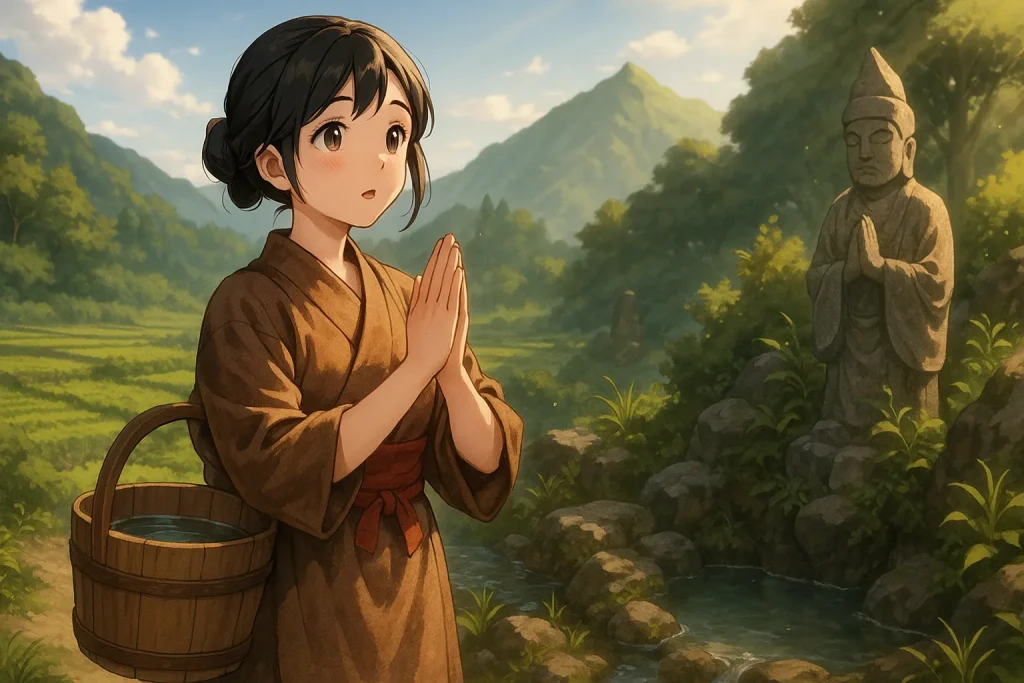 ChatGPT-Image-2025年10月19日-01_16_42-1024x683 山の神と娘 ― 禁じられた祈り｜東北に伝わる“山の婚姻譚”の真意とは