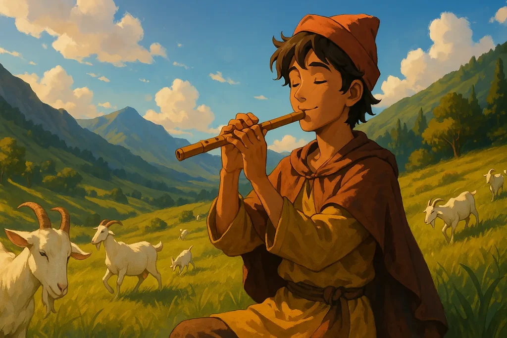 ChatGPT-Image-2025年10月20日-01_24_13-1024x683 コーヒー起源の民話：ヤギ飼いカルディの発見 ― 世界が眠りから覚めた日