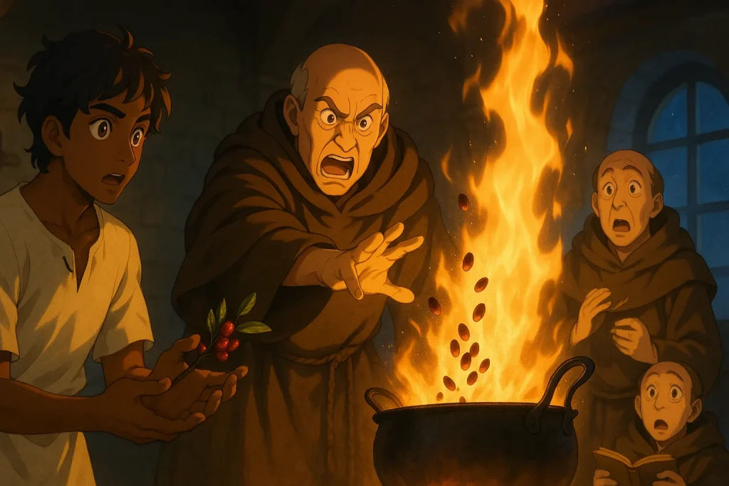 ChatGPT-Image-2025年10月20日-01_25_31-1024x683 コーヒー起源の民話：ヤギ飼いカルディの発見 ― 世界が眠りから覚めた日