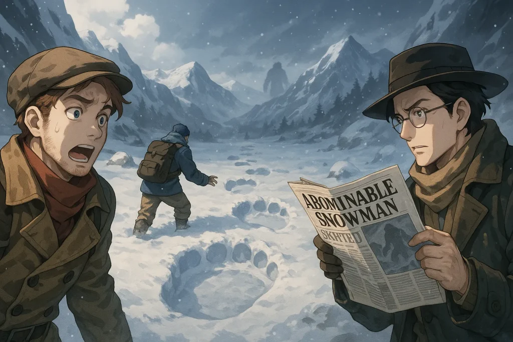 ChatGPT-Image-2025年10月22日-00_58_07-1024x683 雪男伝説の起源 ― 山の神が姿を変えた「白き守護者」の物語