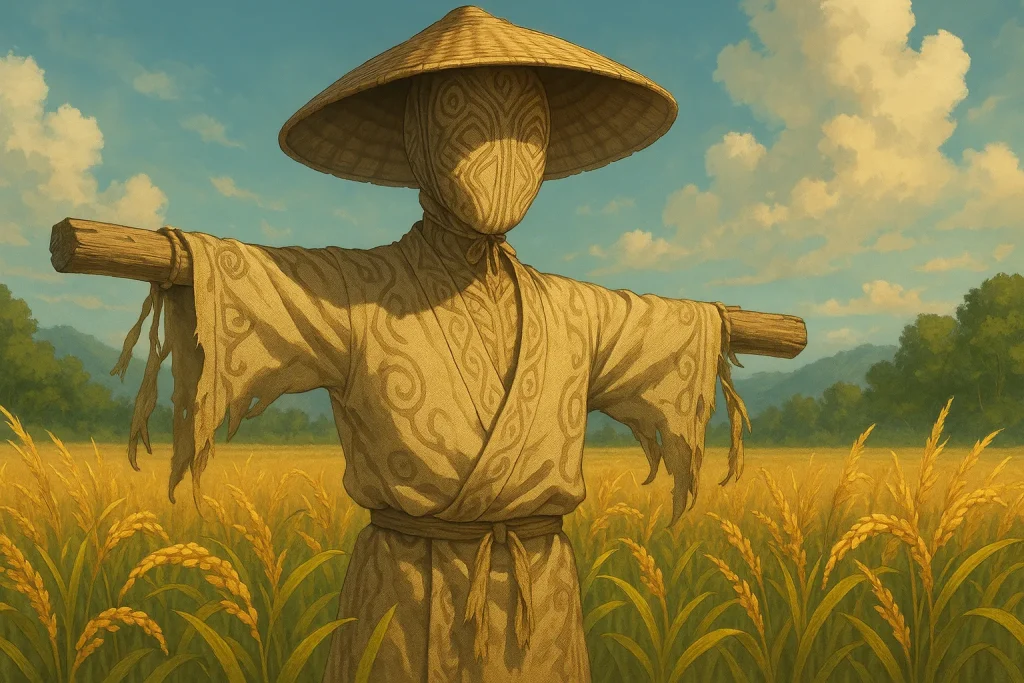 ChatGPT-Image-2025年10月29日-00_44_07-1024x683 秋の神話｜動かぬ神・久延毘古（くえびこ）― 案山子に宿る知恵と稔りの力