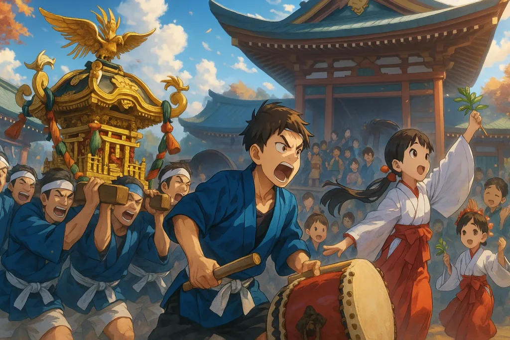 ChatGPT-Image-2025年11月1日-01_55_36-1024x683 祭りとは何か？意味・起源・伝承から見る日本の祈りと絆の文化