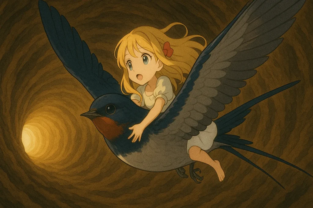 ChatGPT-Image-2025年11月5日-02_33_11-1024x683 小さな勇気が世界を変える——アンデルセン童話『親指姫』のあらすじと隠されたメッセージ