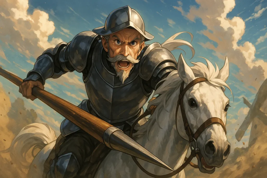 ChatGPT-Image-2025年11月5日-03_11_33-1024x683 風車に挑んだ男――セルバンテス『ドン・キホーテ』が教える理想と現実のはざまで生きる力