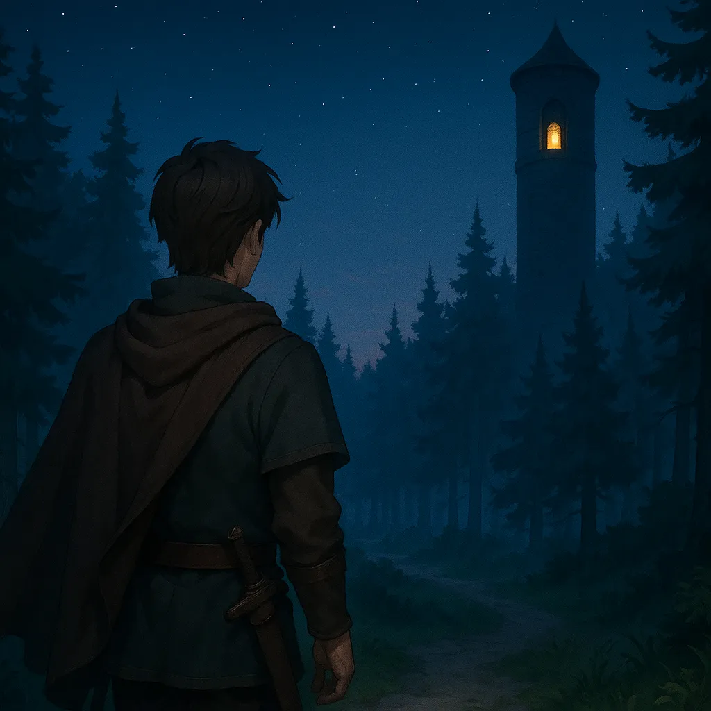 ChatGPT-Image-2025年11月7日-02_48_52 ラプンツェル ― 魔法のない原典に隠された“幽閉された少女”の真実