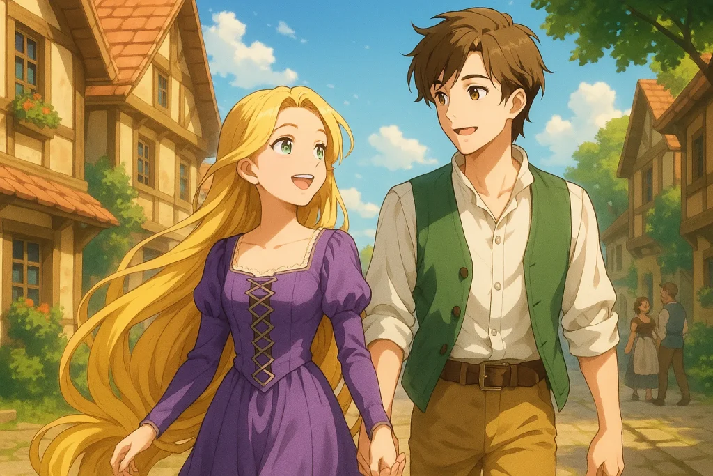 ChatGPT-Image-2025年11月7日-03_14_08-1024x683 ラプンツェル ― 魔法のない原典に隠された“幽閉された少女”の真実