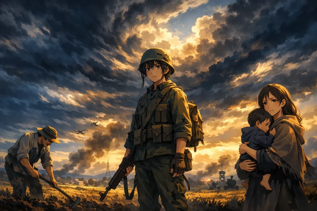 ChatGPT-Image-2025年12月17日-04_35_57-1024x683 戦争はなぜ起こるのか？昔話から考える争いの本当の理由