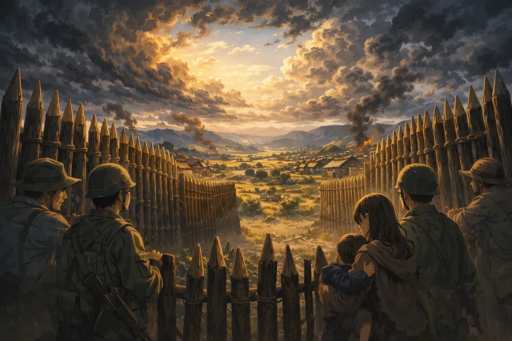 ChatGPT-Image-2025年12月17日-09_19_11-1024x683 戦争はなぜ起こるのか？昔話から考える争いの本当の理由