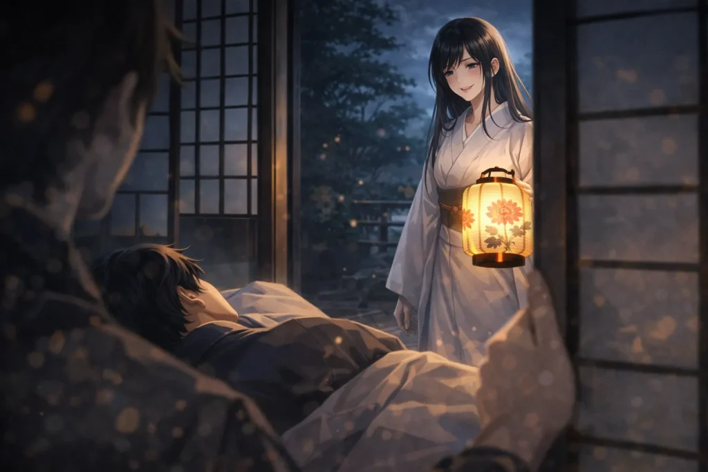 ChatGPT-Image-2025年12月20日-02_41_44-1024x683 牡丹灯籠・お露とは？美しい幽霊が恋に導く江戸怪談