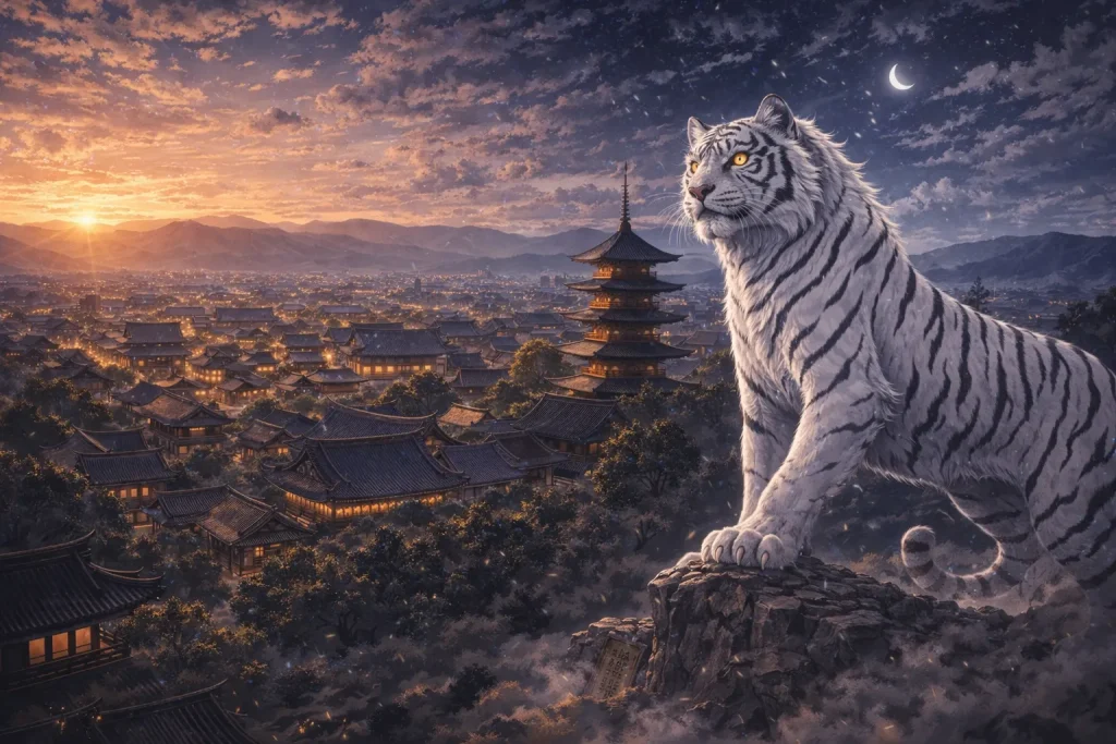 ChatGPT-Image-2025年12月27日-12_47_02-1-1024x683 白虎とは何か？四神の西を守護する戦の神獣をわかりやすく解説