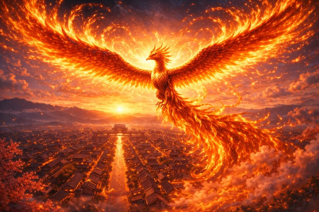 ChatGPT-Image-2025年12月27日-17_21_12-1024x683 朱雀とは？南を護る炎の神鳥｜四神の意味と日本での信仰