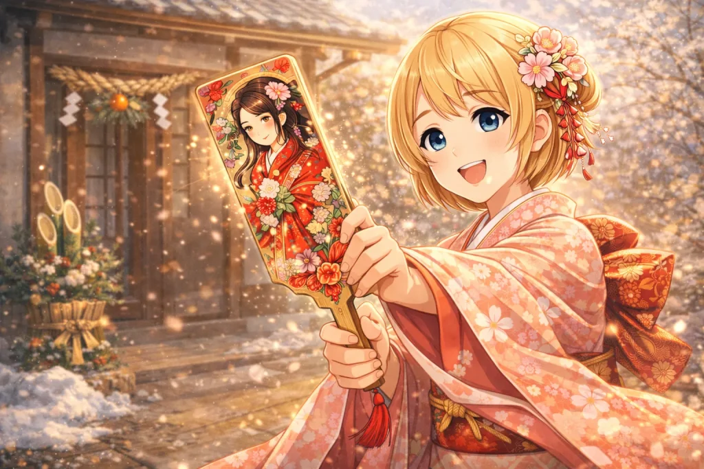 ChatGPT-Image-2025年12月29日-00_24_40-1024x683 羽付き（羽根つき）とは？起源・意味・正月文化としての楽しみ方を完全解説