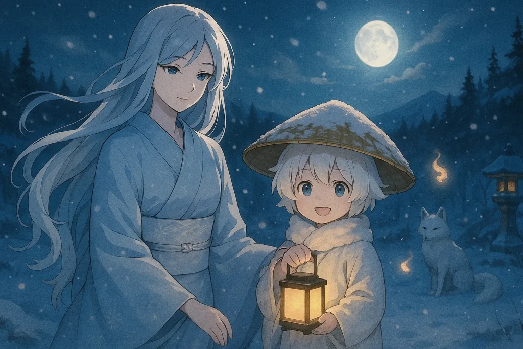 ChatGPT-Image-2025年12月2日-22_09_20-1024x683 雪ん子とは？東北に伝わる冬の妖怪と正体｜遠野物語に残る雪の精霊