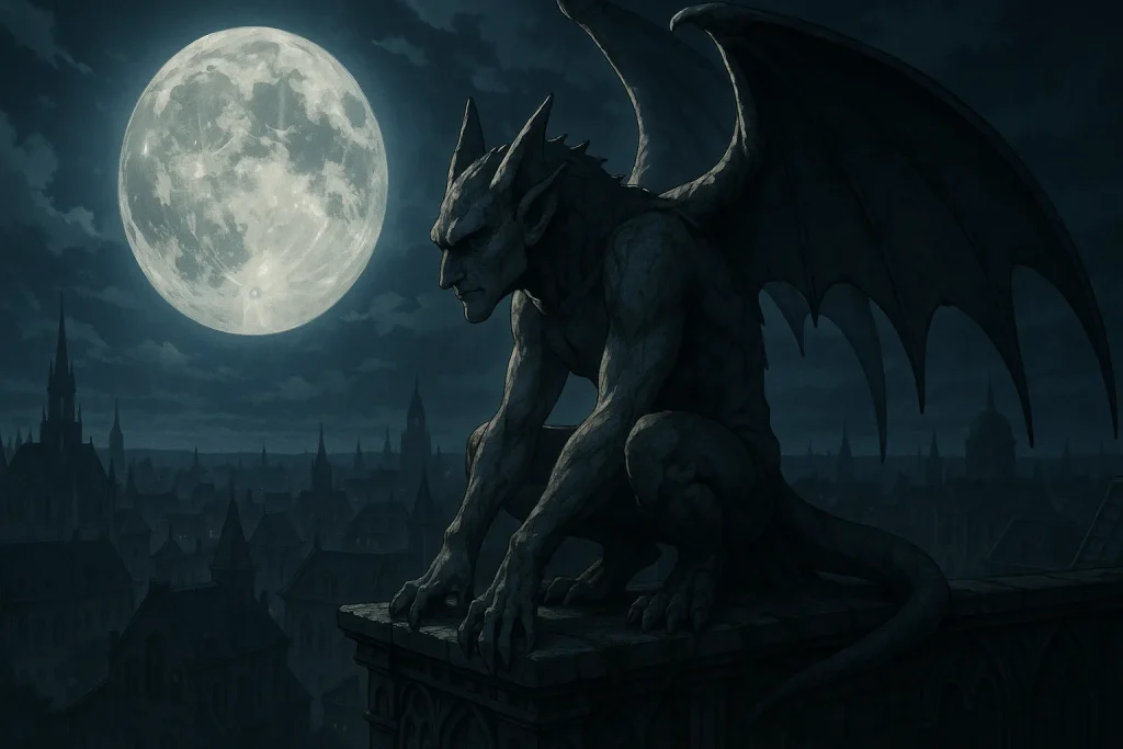 ChatGPT-Image-2025年12月7日-02_21_08-1024x683 ガーゴイルとは？悪魔ではなく“守護者”だった石像の伝承・起源・役割を解説