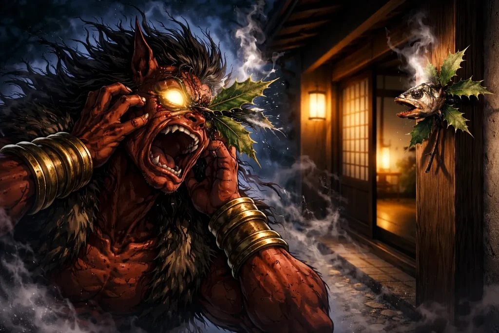 柊鰯(ひいらぎいわし)とは?焼いた鰯の臭いで鬼を退ける節分の魔除け【焼嗅がし】 | AIと語る-世界のむかし話