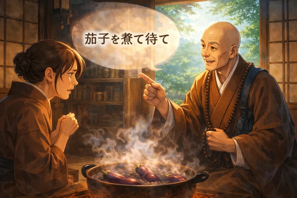 ChatGPT-Image-2026年1月11日-09_42_13-1024x683 茸の化け｜娘に化けて毎晩家に踊りにくる怪異…正体は山のキノコだった（秋田の昔話）