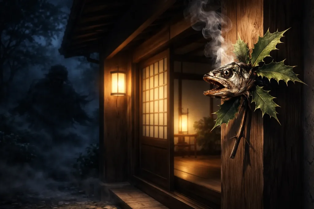 ChatGPT-Image-2026年1月12日-02_18_57-1024x683 柊鰯（ひいらぎいわし）とは？焼いた鰯の臭いで鬼を退ける節分の魔除け【焼嗅がし】