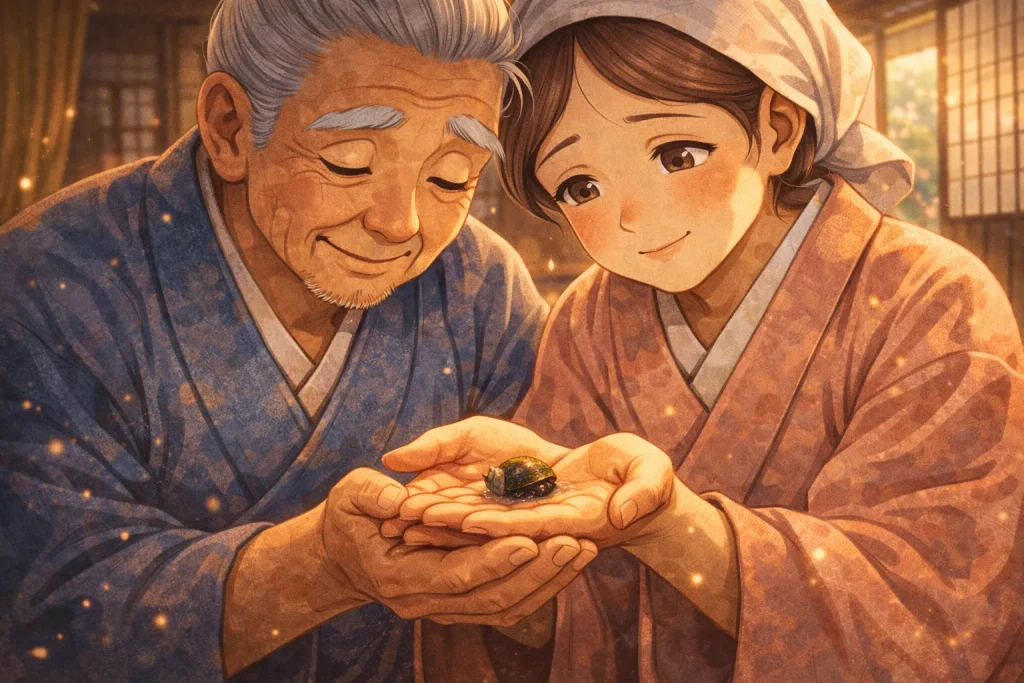 ChatGPT-Image-2026年1月13日-19_28_25-1024x683 田螺長者（たにしちょうじゃ）｜あらすじと教訓：産んだ子がタニシだった昔話