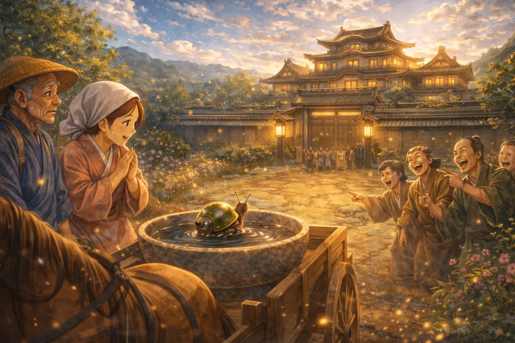 ChatGPT-Image-2026年1月13日-19_32_32-1024x683 田螺長者（たにしちょうじゃ）｜あらすじと教訓：産んだ子がタニシだった昔話