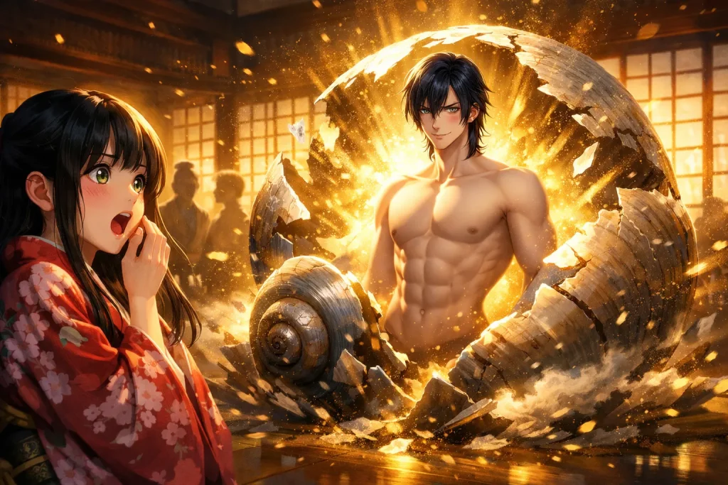 ChatGPT-Image-2026年1月13日-19_45_06-1024x683 田螺長者（たにしちょうじゃ）｜あらすじと教訓：産んだ子がタニシだった昔話