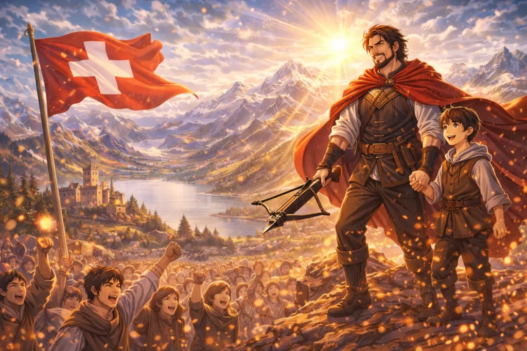 ChatGPT-Image-2026年1月1日-08_16_36-1024x683 ウィリアム・テルの伝説は本当？由来と史実との関係を徹底解説｜スイス独立の英雄