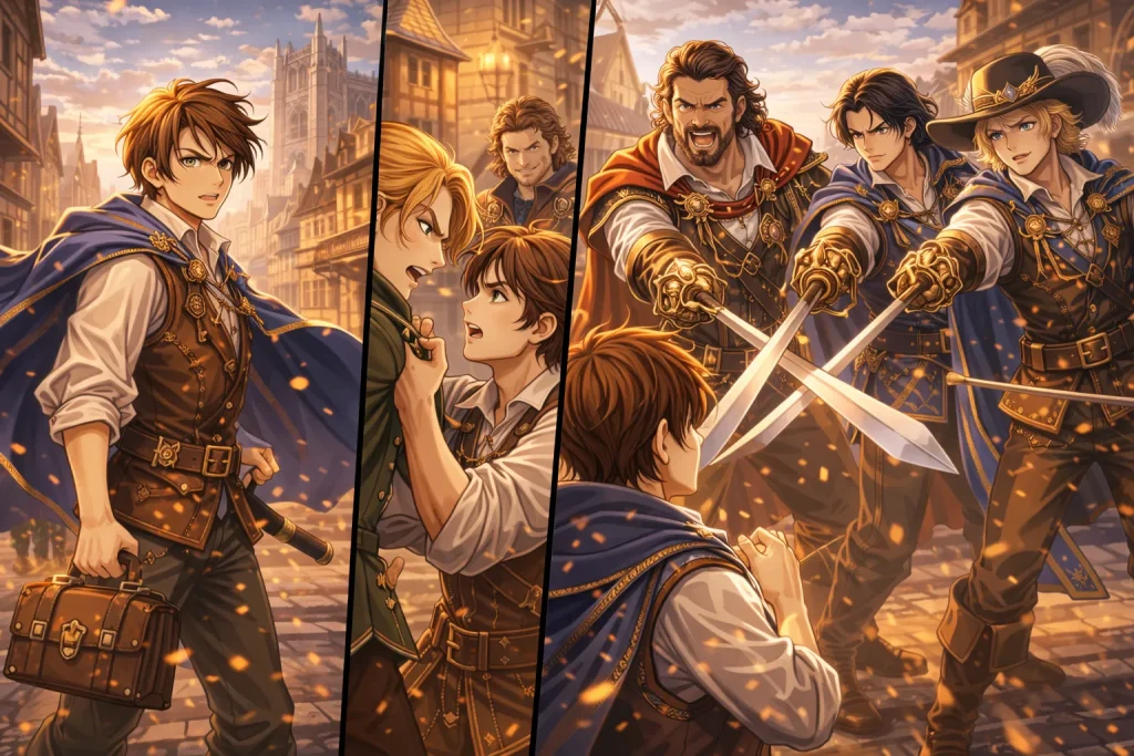 ChatGPT-Image-2026年1月5日-22_01_52-1024x683 三銃士のあらすじ｜友情と裏切りが交錯する名作冒険譚を簡単解説