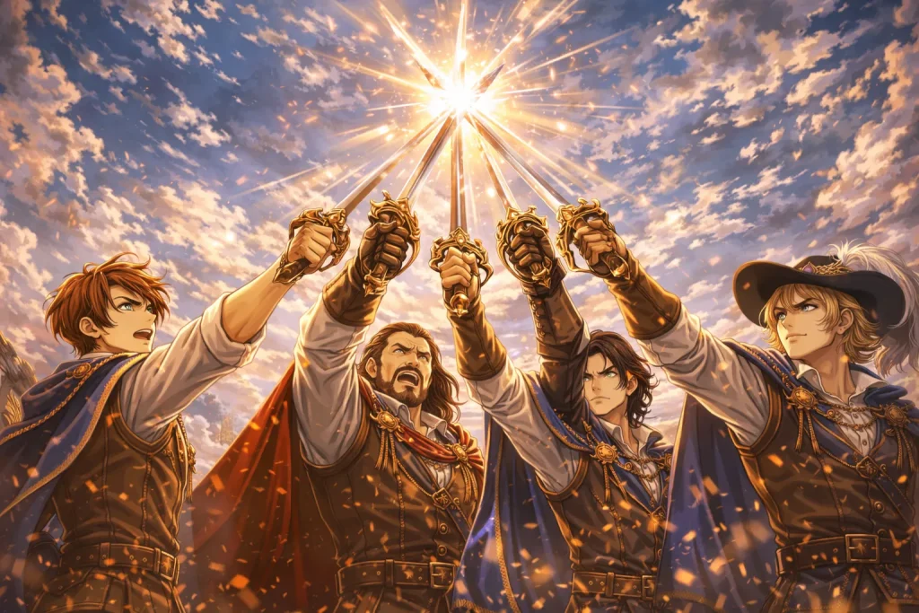 ChatGPT-Image-2026年1月5日-22_14_26-1024x683 三銃士のあらすじ｜友情と裏切りが交錯する名作冒険譚を簡単解説