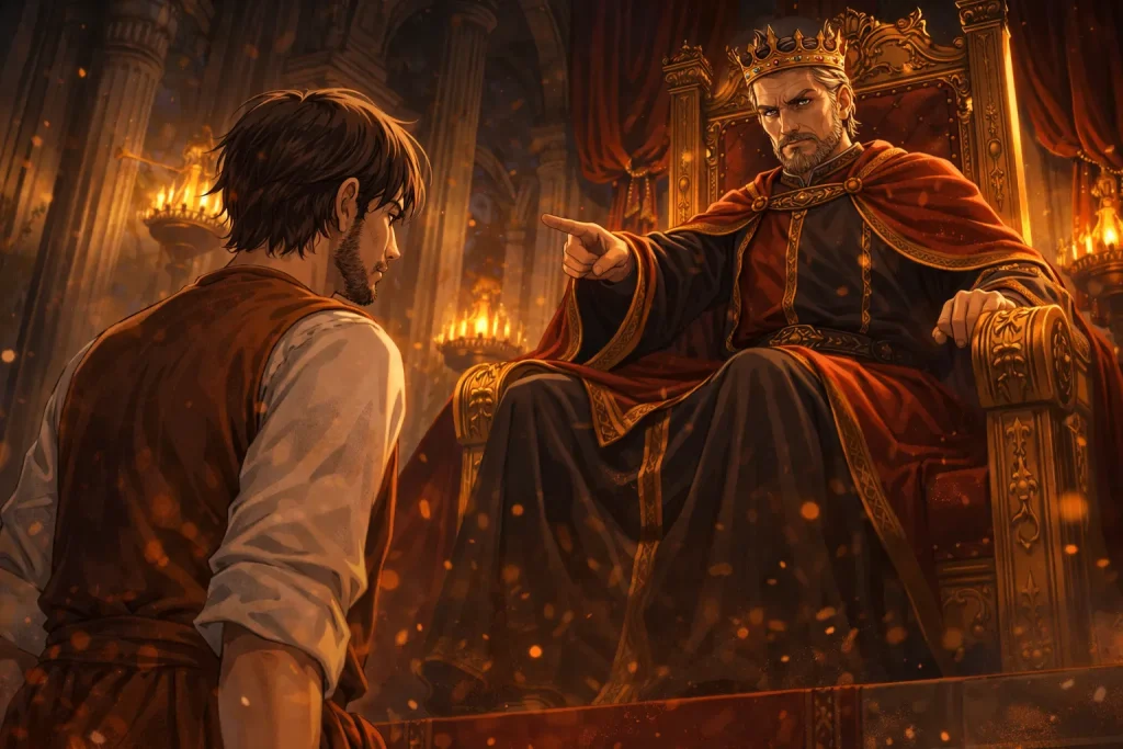 ChatGPT-Image-2026年2月7日-04_32_26-1024x683 亀の娘と豆の小人｜ギリシャ民話に残る、王を追放した不思議な物語